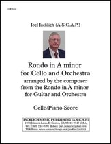 Rondo in A minor for Cello and Orchestra (Cello and Piano Version) P.O.D. cover